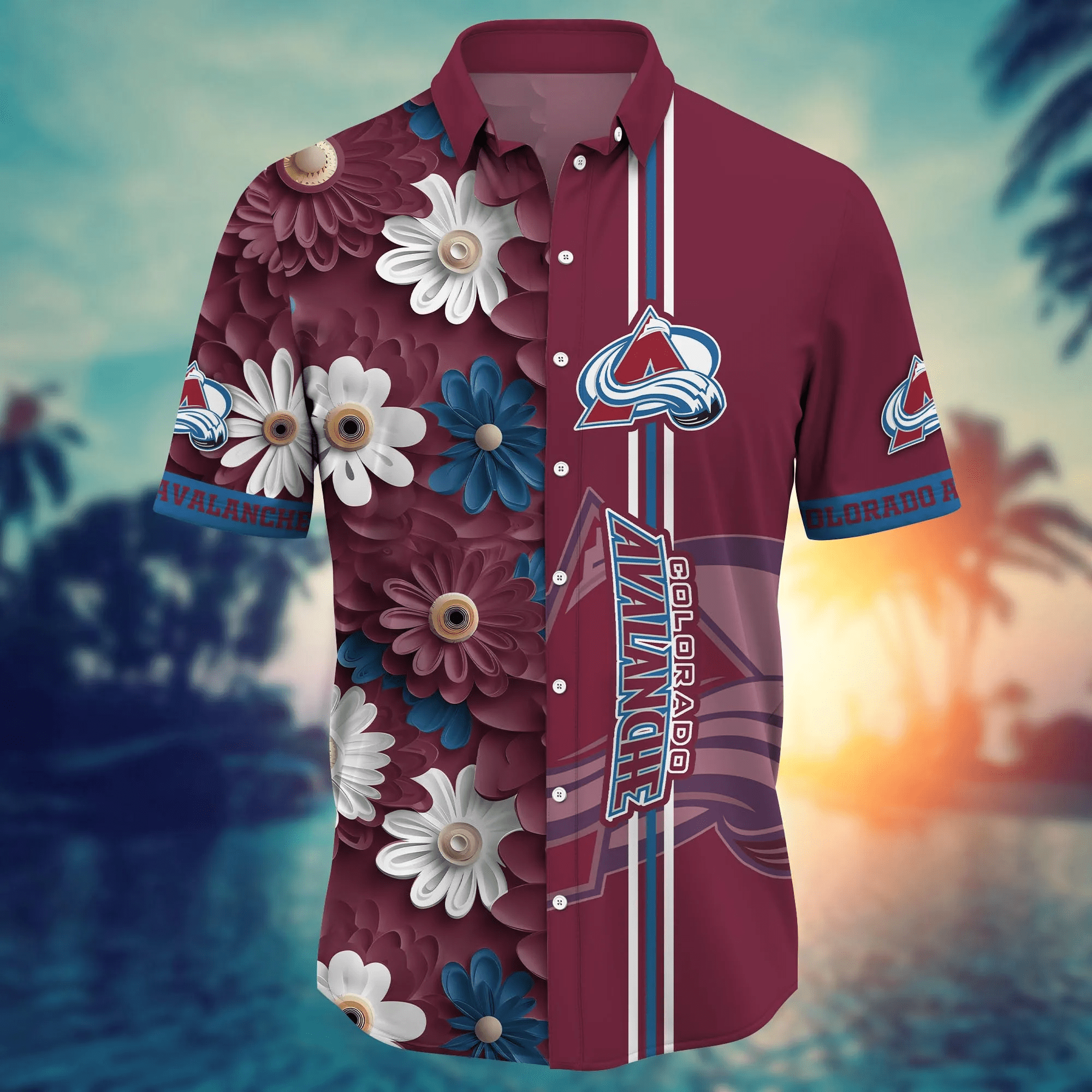 Colorado Avalanche NHL Hawaiian Shirt Picnics Aloha Shirt Colorado Avalanche NHL Hawaiian Shirt Picnics Aloha Shirt