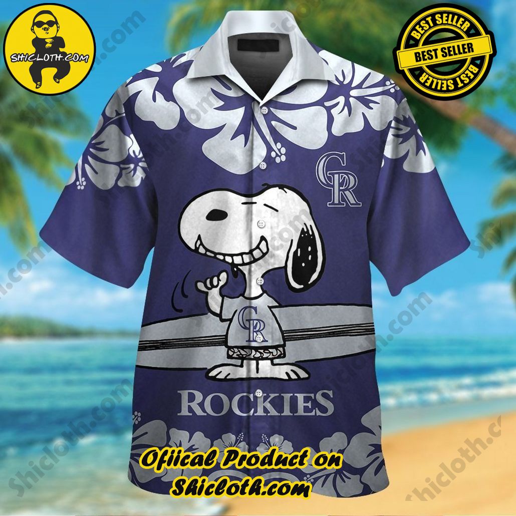 Colorado Rockies Unique Island Spirit Aloha Shirt