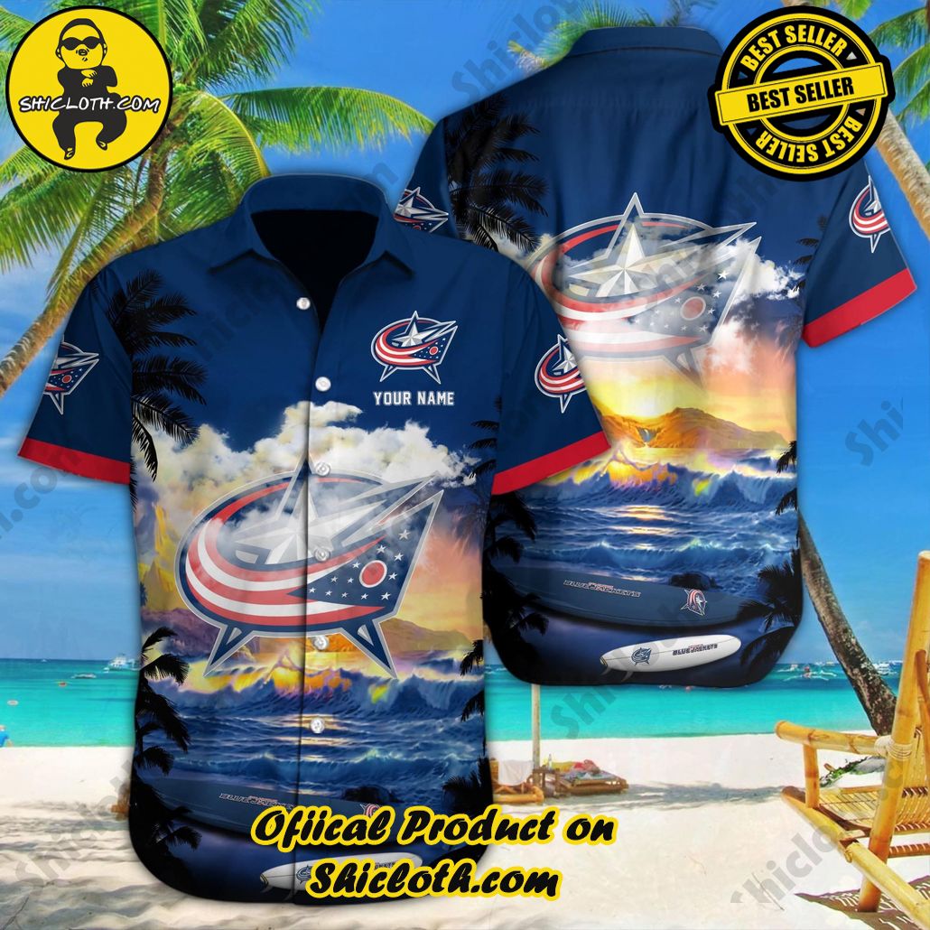 Columbus Blue Jackets Valor Echoed in Hawaiian Threads