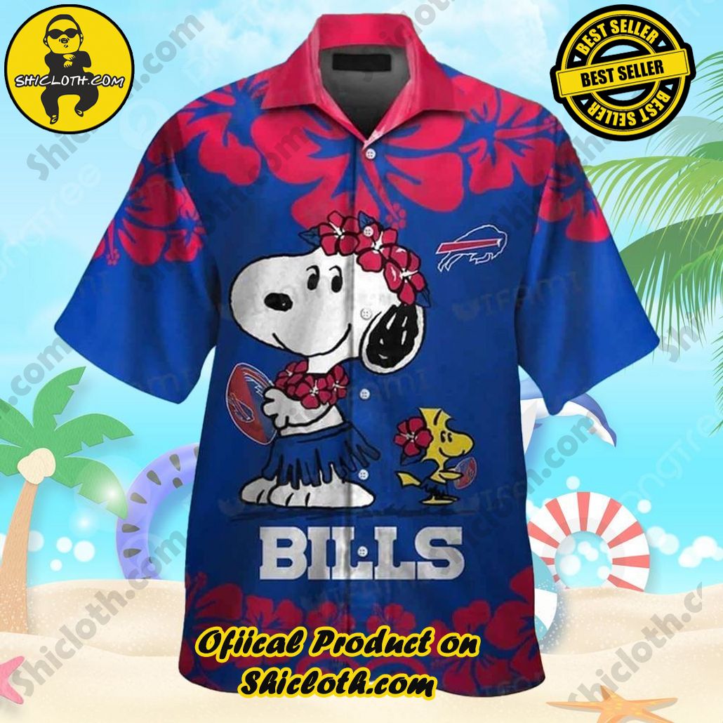 Cool Buffalo Bills Hawaiian Shirt Snoopy Peanuts Summer Beach Gift