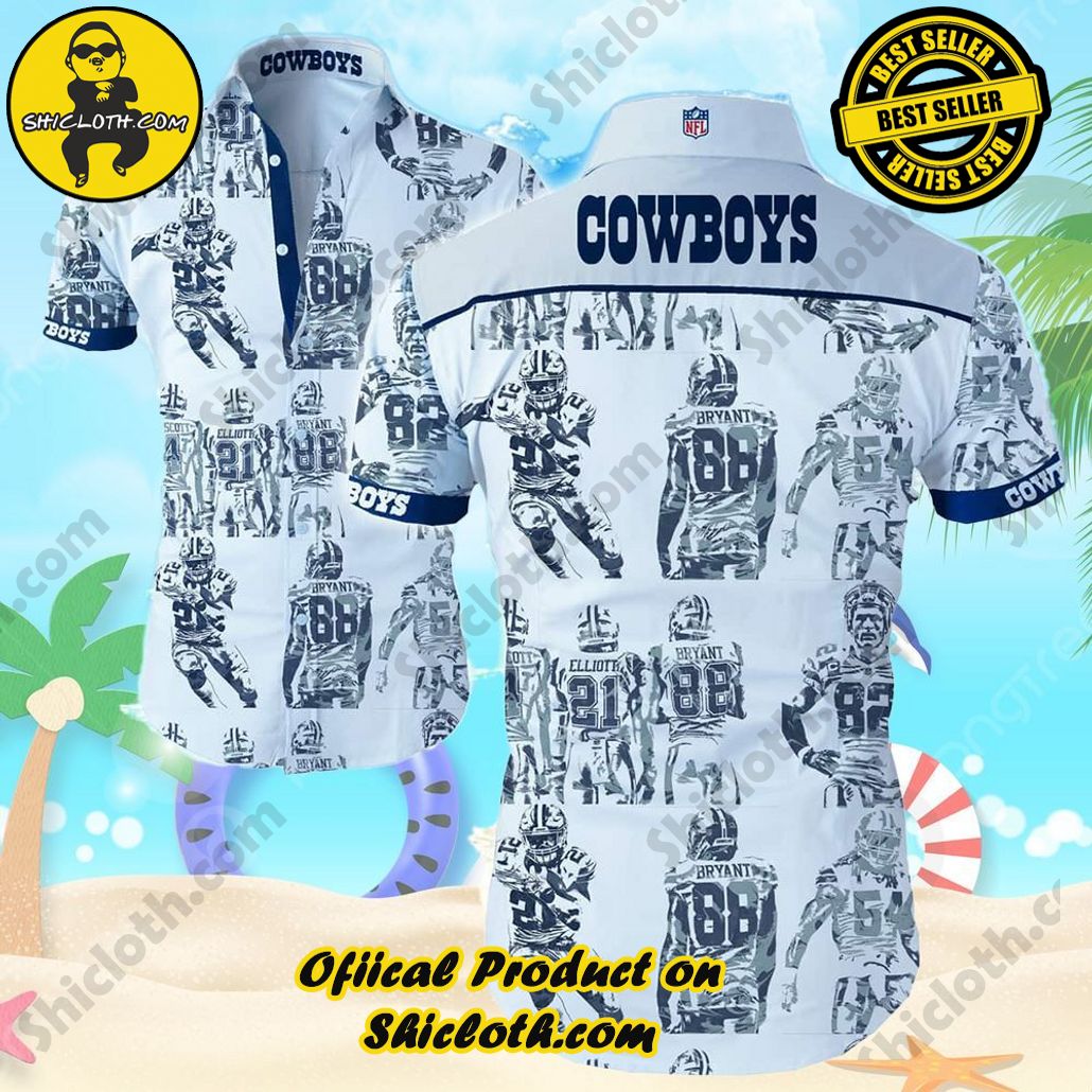 Dallas Cowboys 88 Bryant Hawaiian Shirt Summer Beach Gift