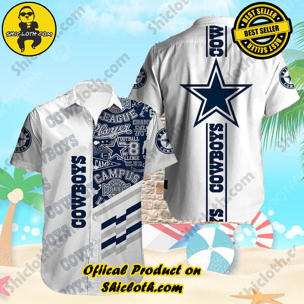 Dallas Cowboys Hawaiian Shirt Sport Gift For Dad
