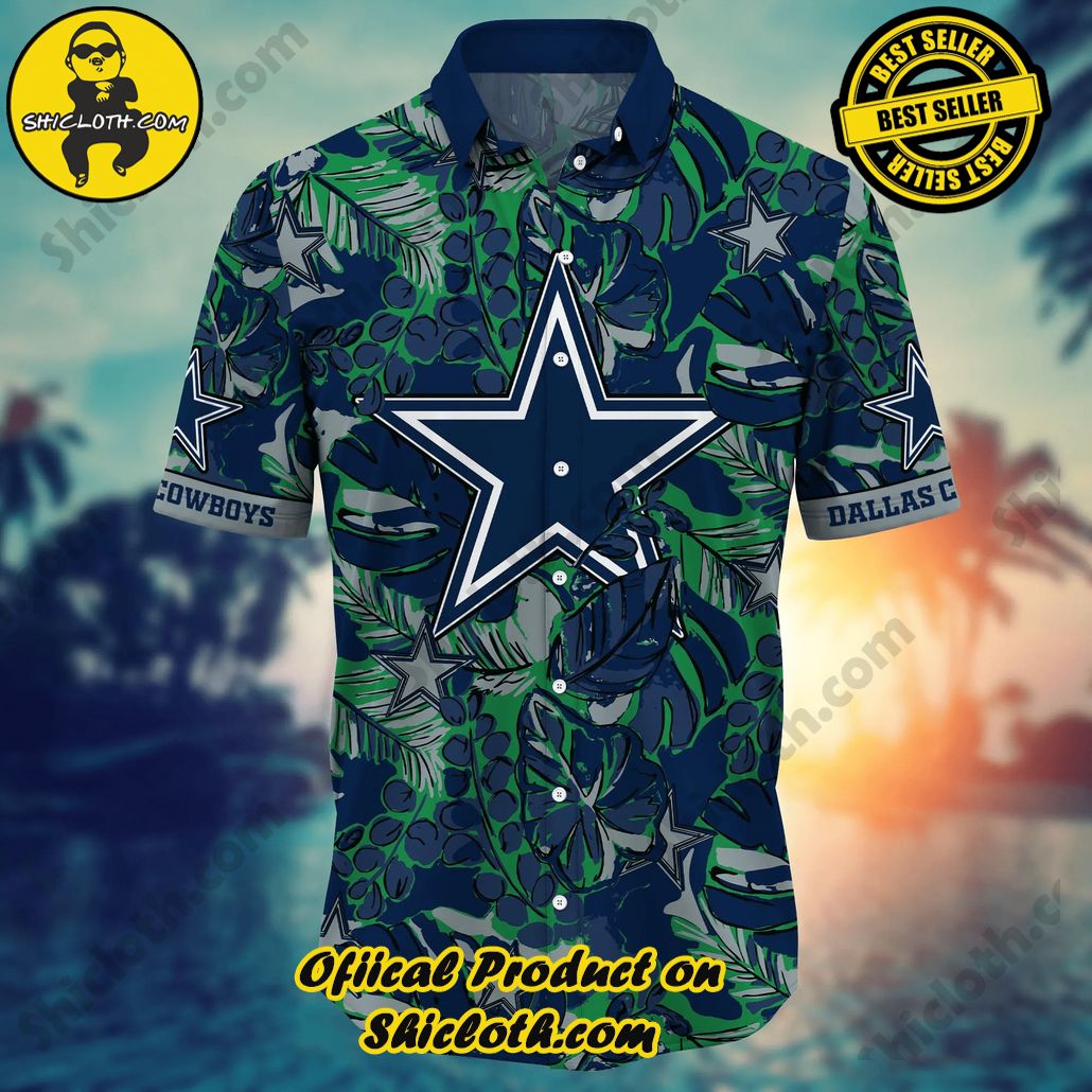 Dallas Cowboys NFL Hawaiian Shirt Fresh Mowed Lawns Aloha Shirt