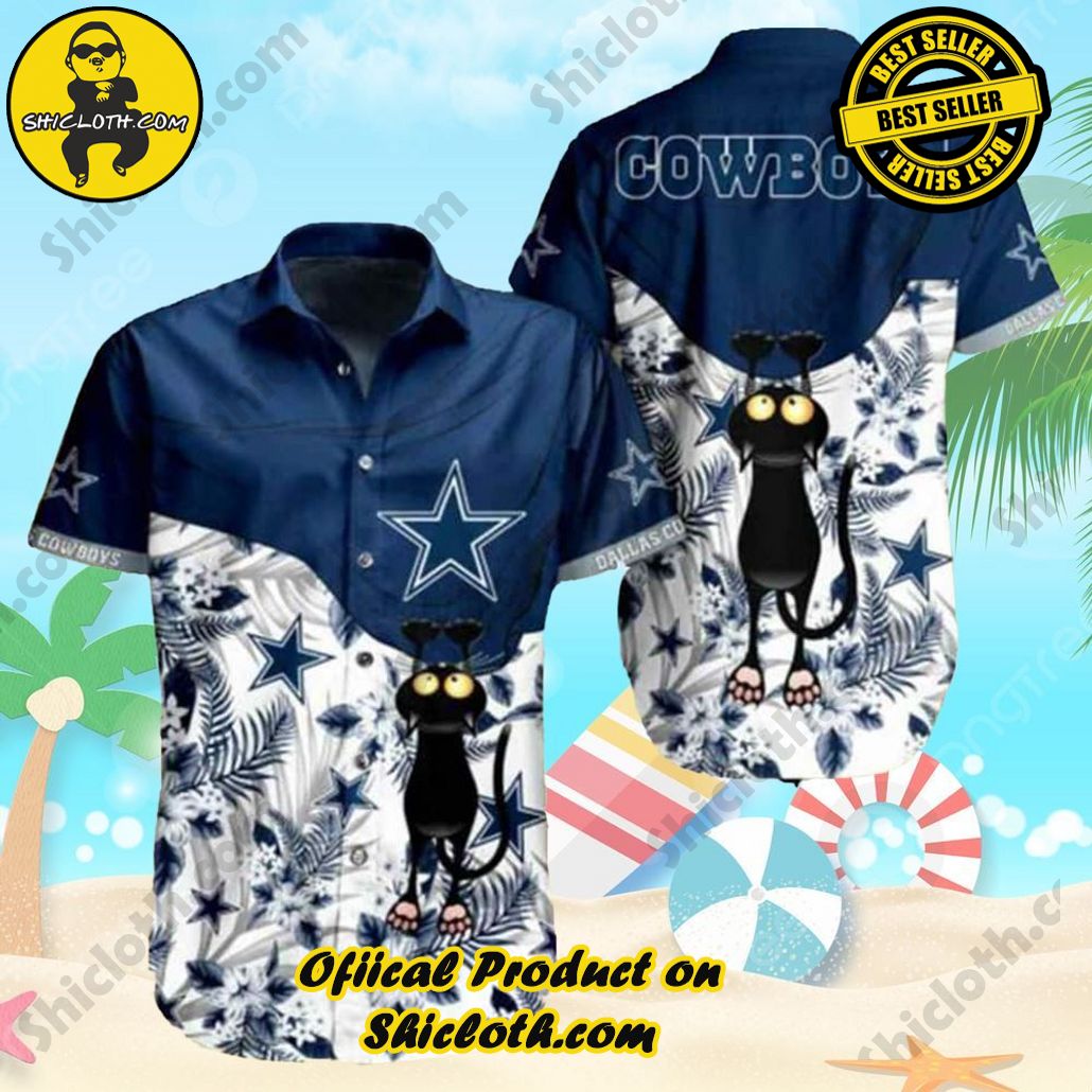 Dallas Cowboys Sport Inspired Beach Vacation Hawaiian Shirt