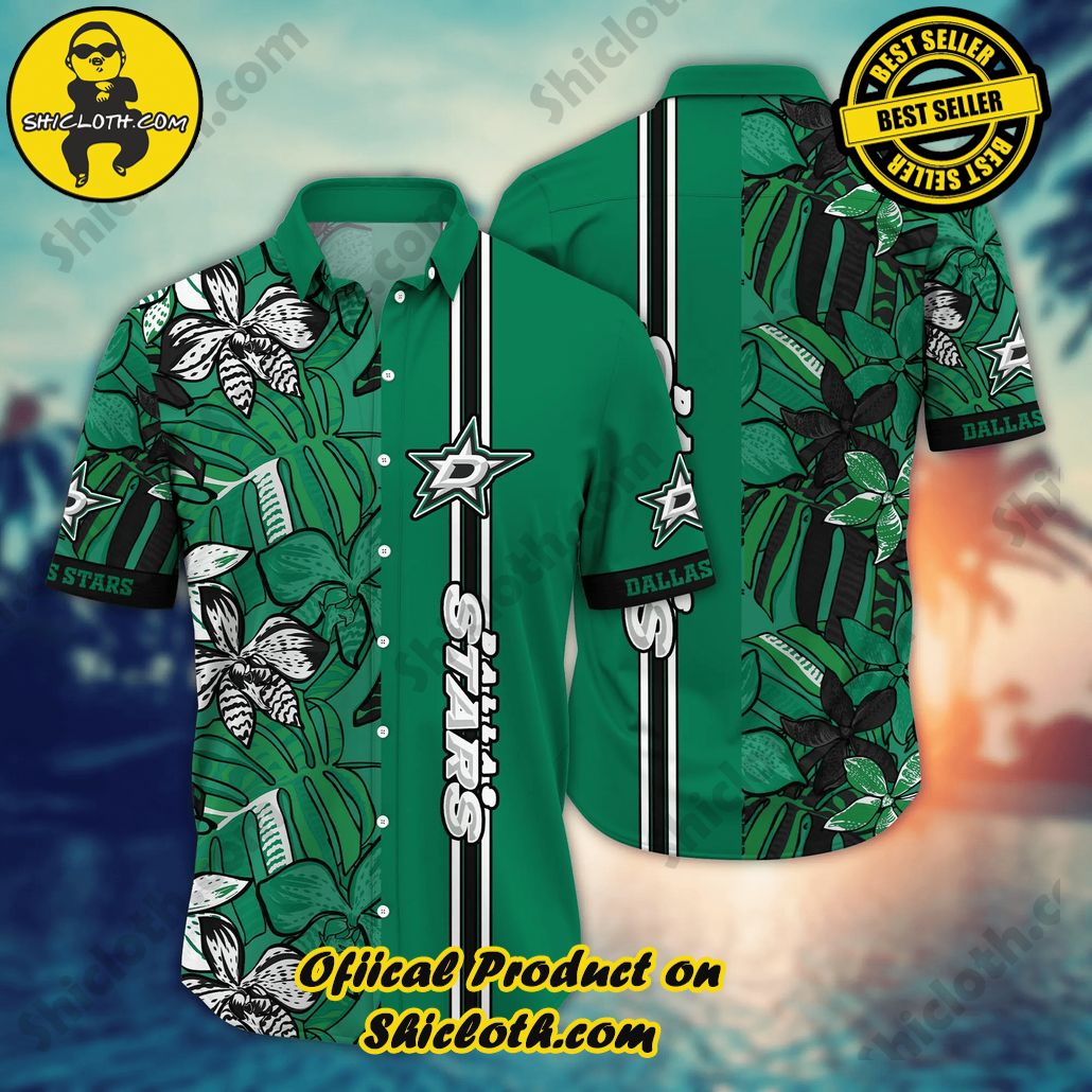 Dallas Stars NHL Hawaiian Shirt Air Conditioning Aloha Shirt