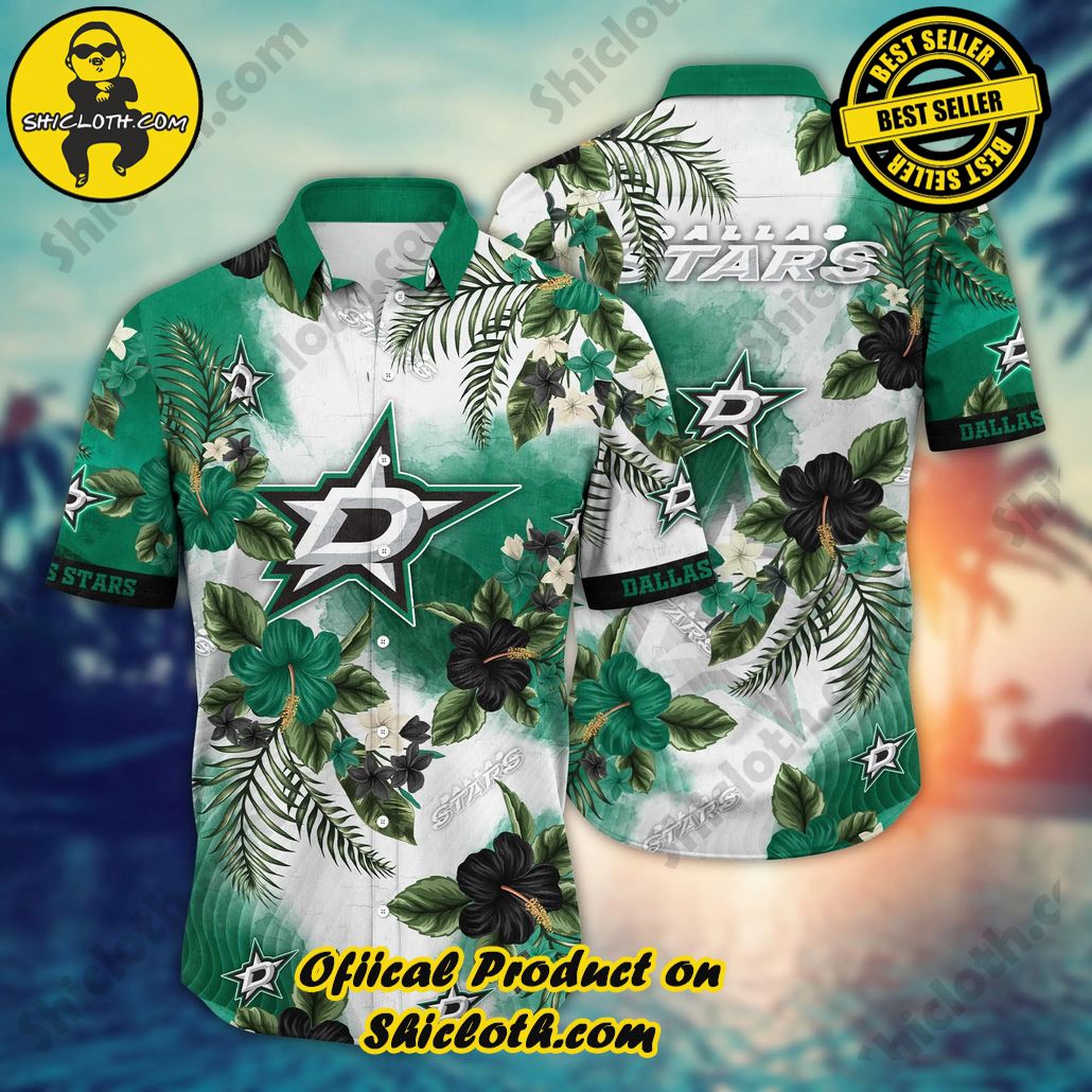 Dallas Stars NHL Hawaiian Shirt Coconut Watertime Aloha Shirt