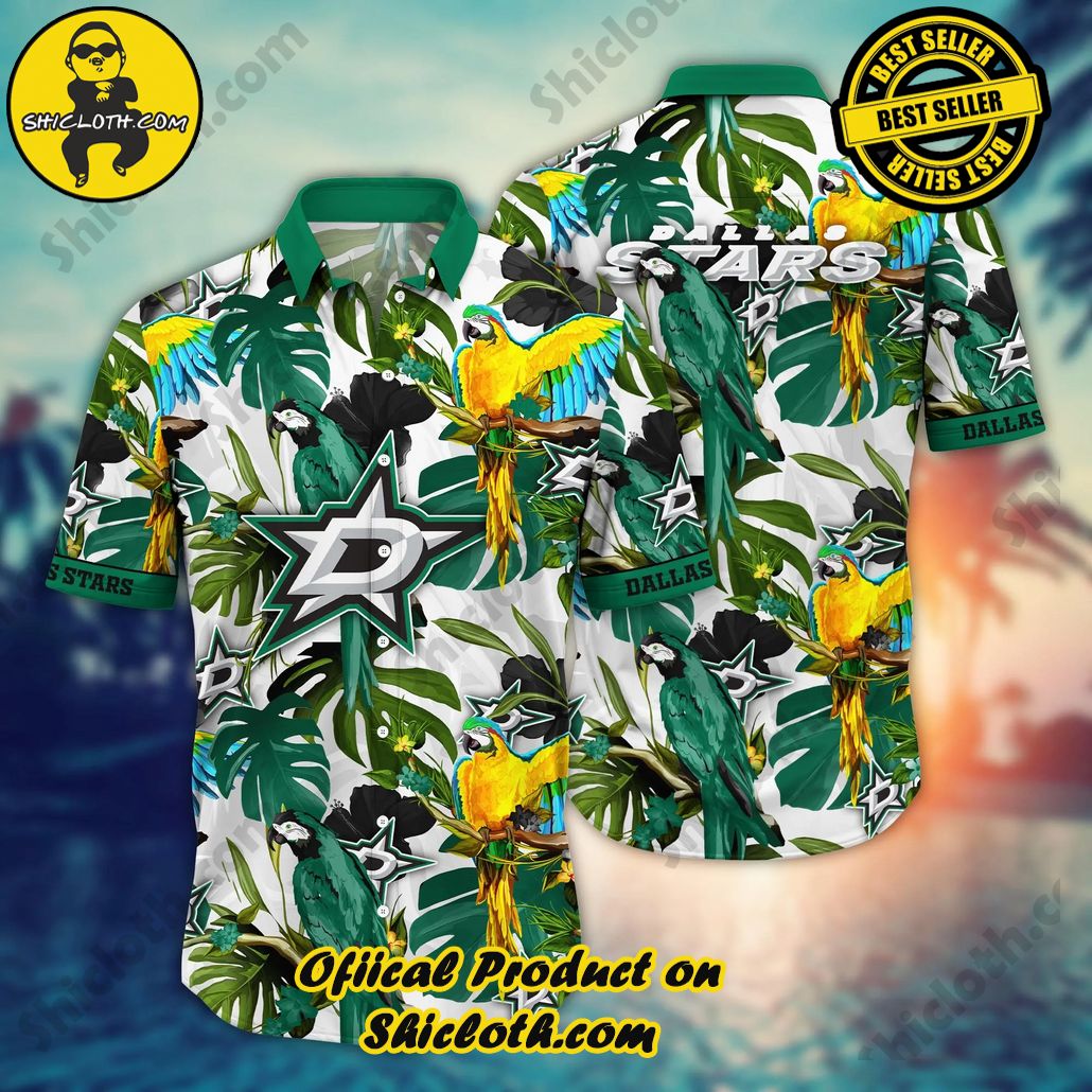 Dallas Stars NHL Hawaiian Shirt Ice Cream Seasontime Aloha Shirt