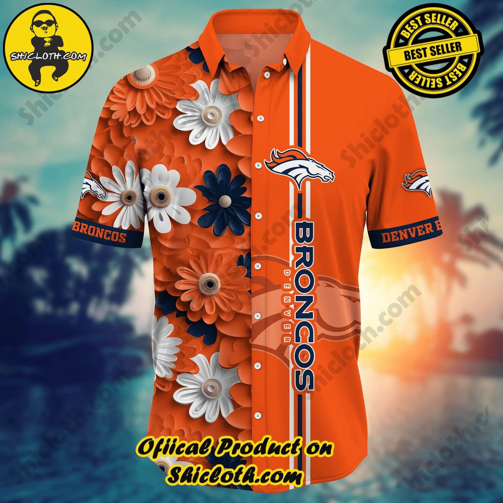 Denver Broncos NFL Hawaiian Shirt Beach Season Aloha Shirt