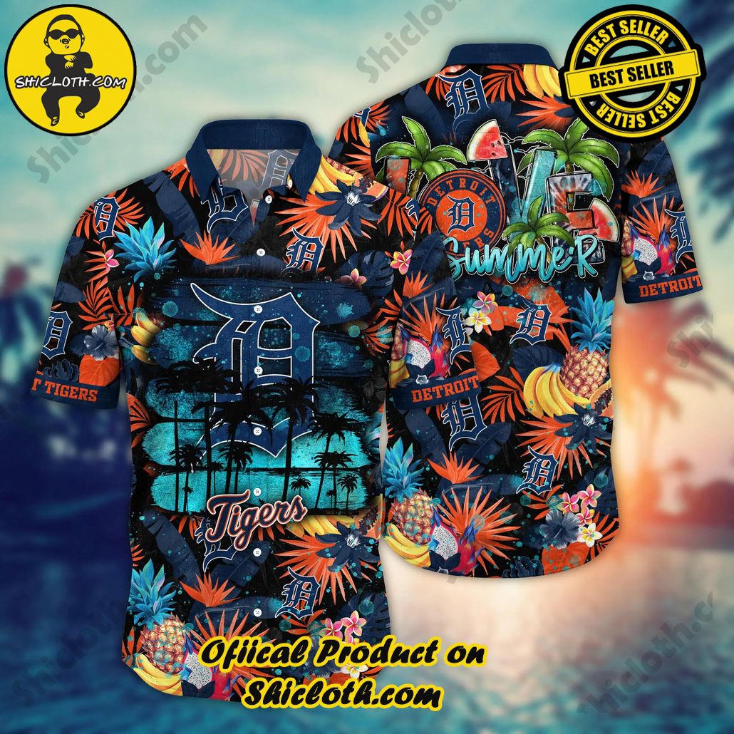 Detroit Tigers MLB Hawaiian Shirt Barbecues Aloha Shirt