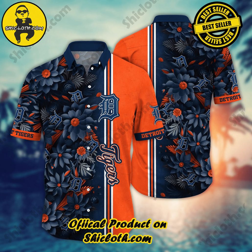 Detroit Tigers MLB Hawaiian Shirt Custom Beer Gardens Aloha Shirt