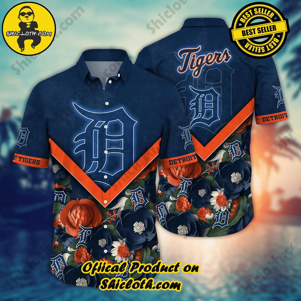 Detroit Tigers MLB Hawaiian Shirt Custom Tropical Aloha Shirt