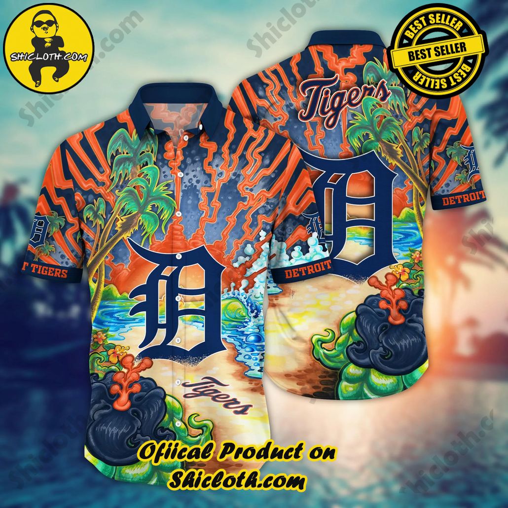 Detroit Tigers MLB Hawaiian Shirt Sandalstime Aloha Shirt