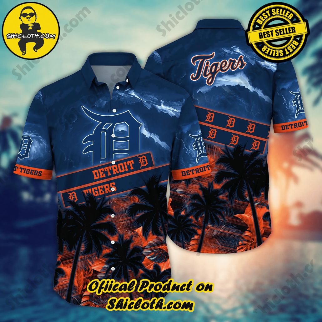 Detroit Tigers MLB Hawaiian Shirt Sunny Days Aloha Shirt
