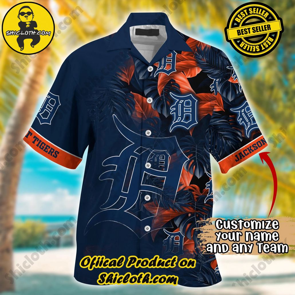 detroit tigers mlb summer hawaii shirt and tshirt custom aloha shirt 2 ntbA6
