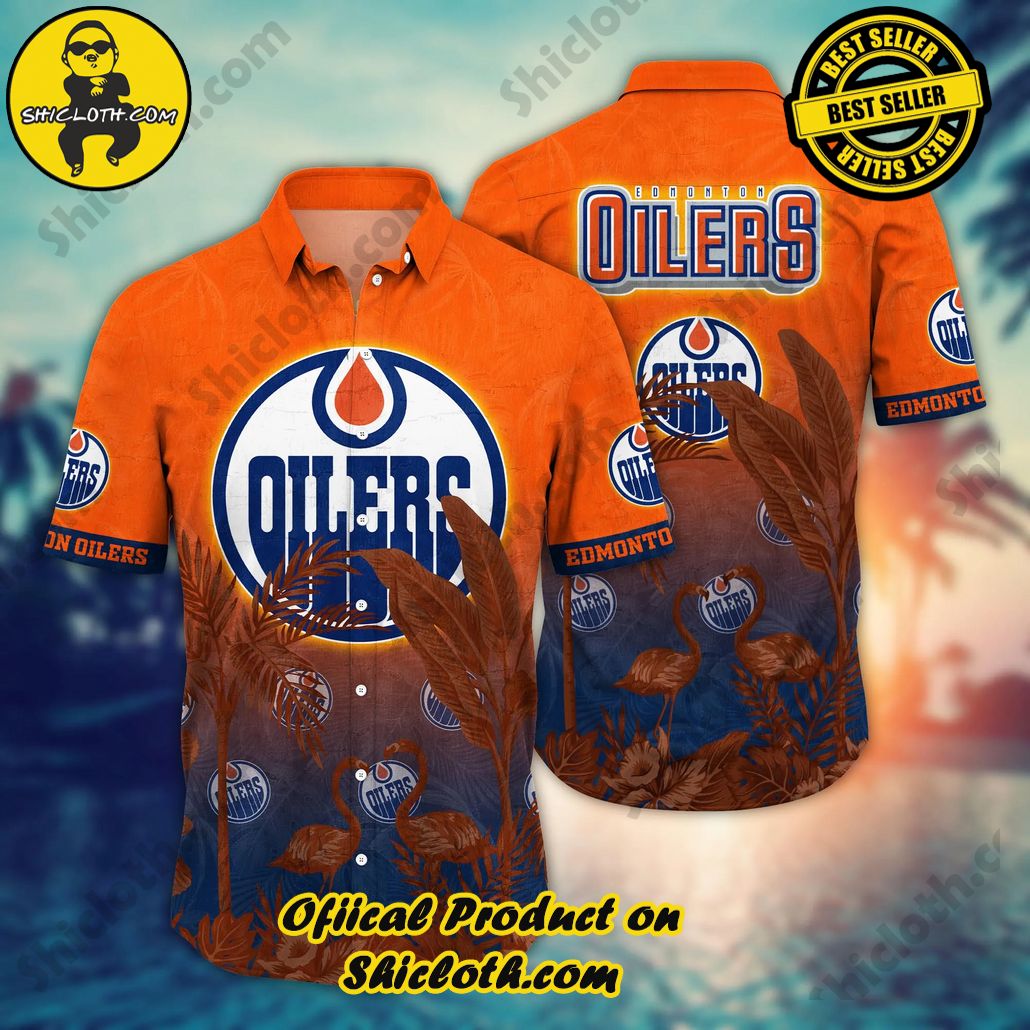 Edmonton Oilers NHL Hawaiian Shirt Coconut Watertime Aloha Shirt