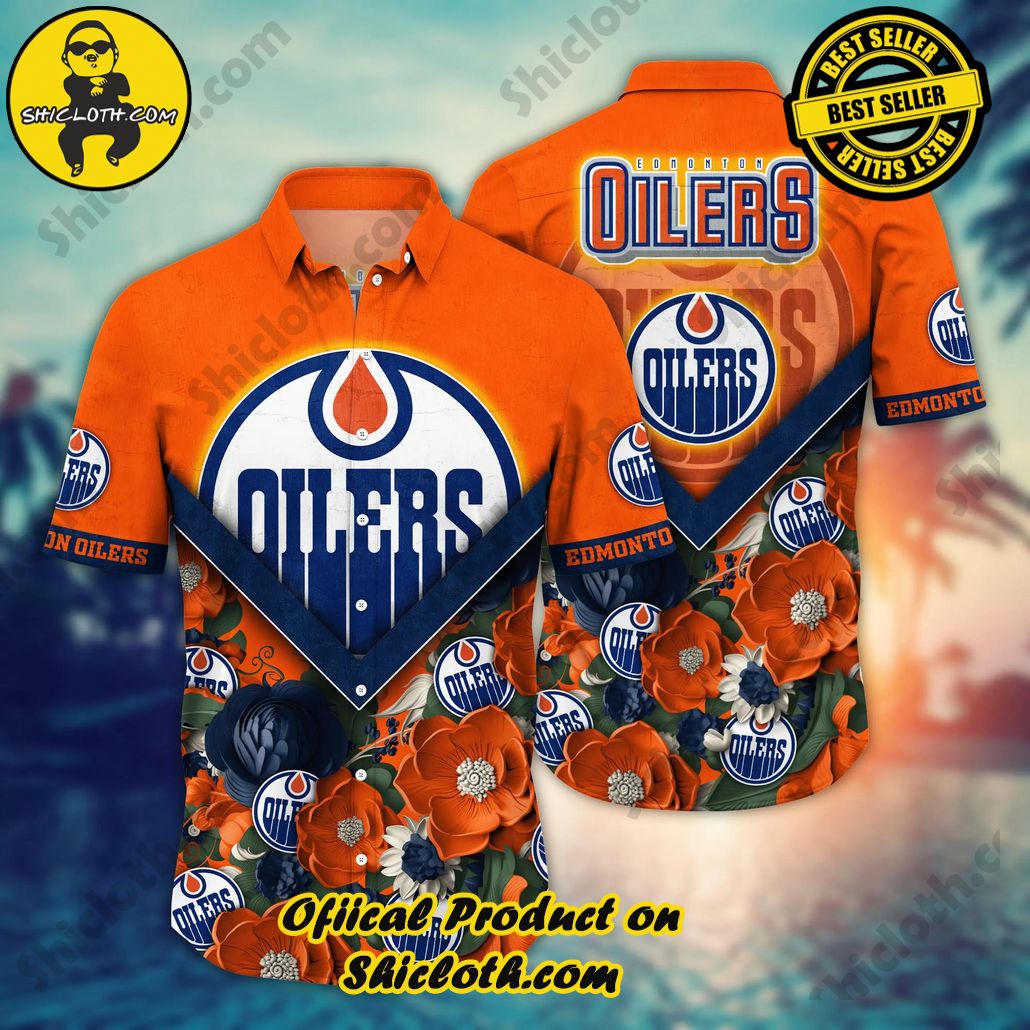 Edmonton Oilers NHL Hawaiian Shirt Custom Midsummer Aloha Shirt