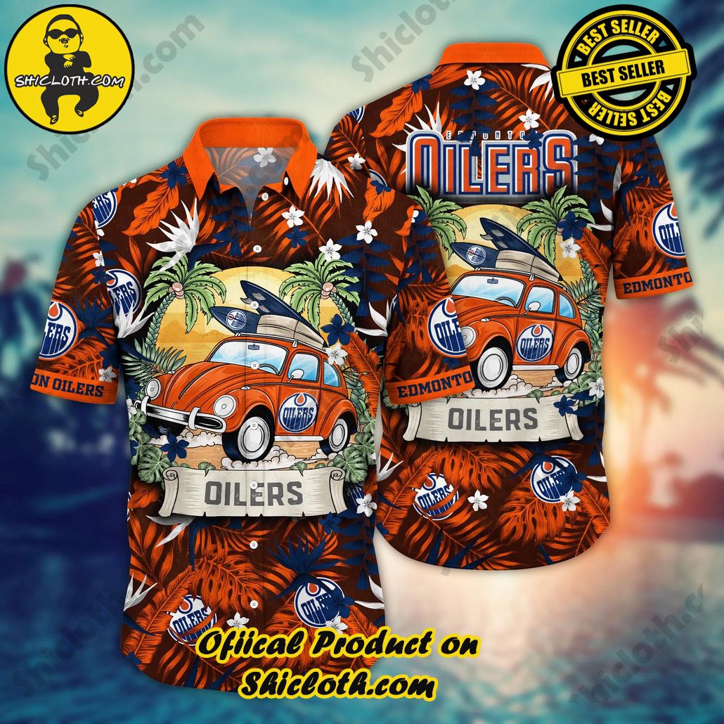 Edmonton Oilers NHL Hawaiian Shirt Mosquito Bitestime Aloha Shirt