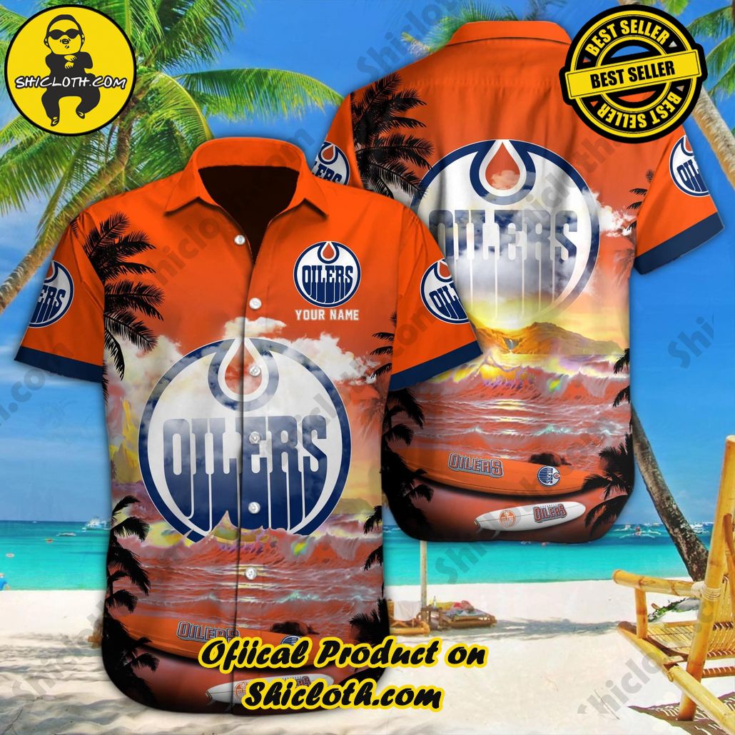 Embrace Edmonton Oilers Spirit in Hawaiian Custom Shirt