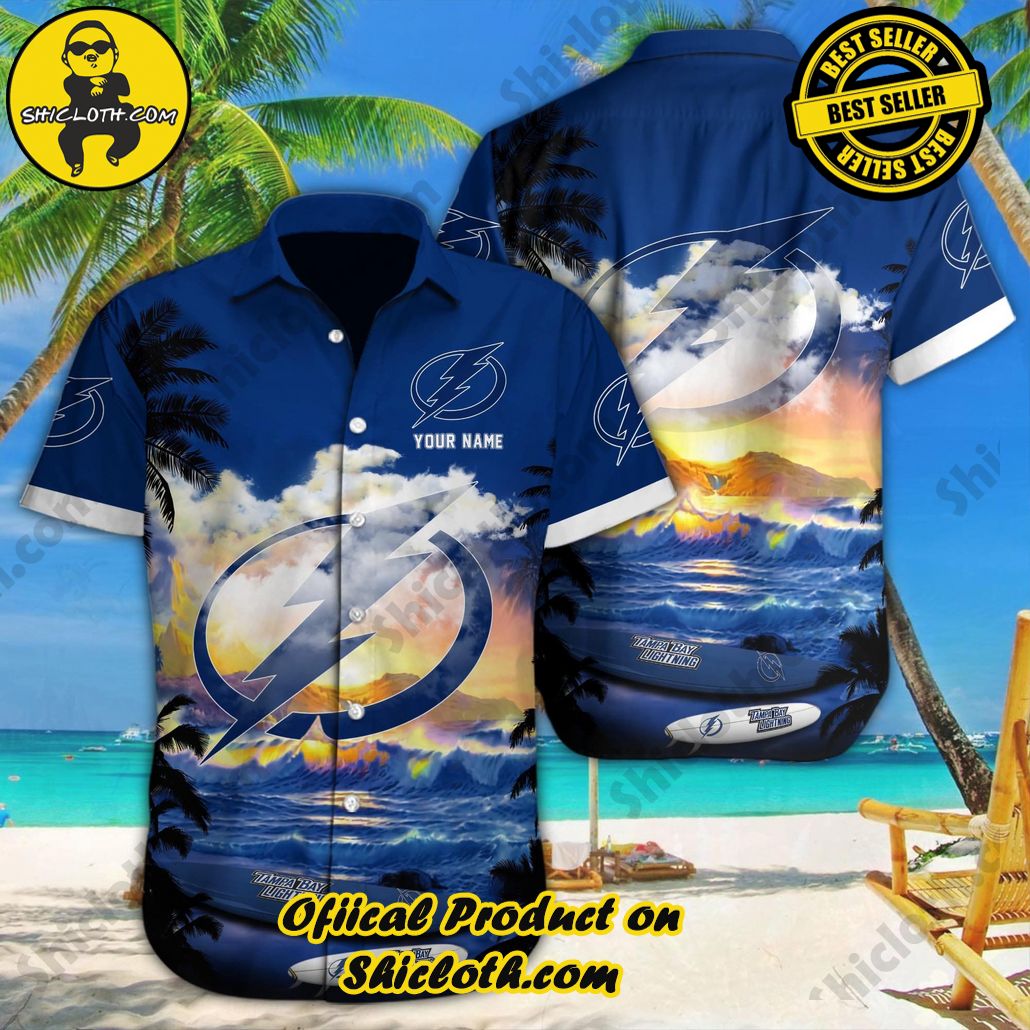 Embrace Tampa Bay Lightning in Hawaiian Custom Shirt