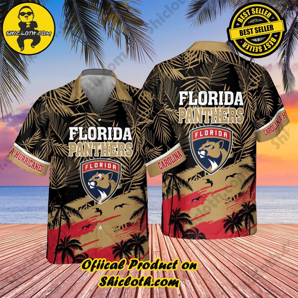 Exclusive Florida Panthers Hawaiian Aop Shirt