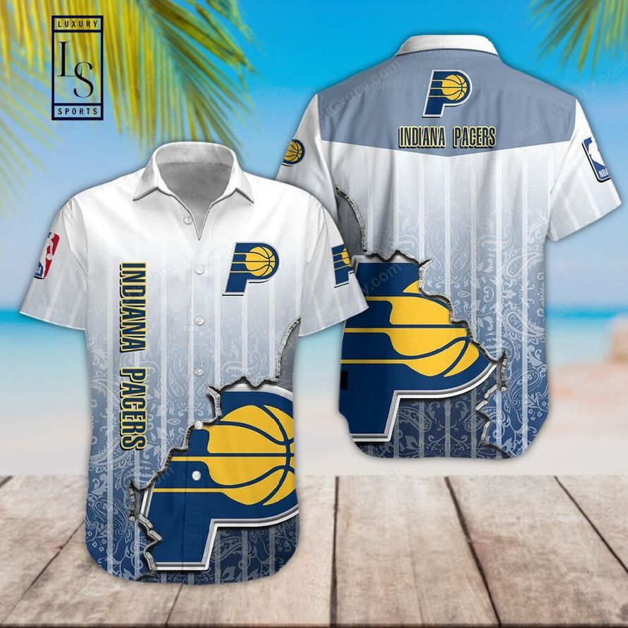 NBA Indiana Pacers Trendy Hawaiian Shirt V1 Aloha Shirt
