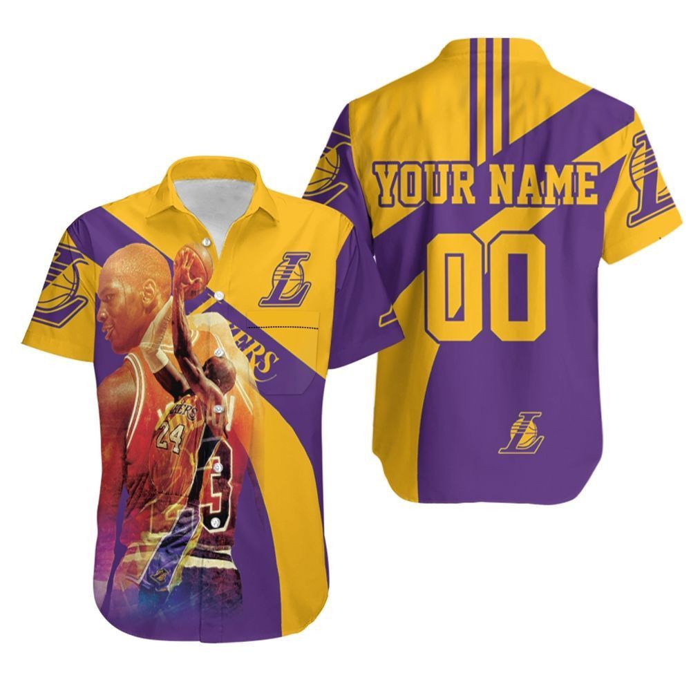 NBA Los Angeles Lakers Customname Number Kobe Bryant Legend For Fans Trendy Hawaiian Shirt Aloha Shirt