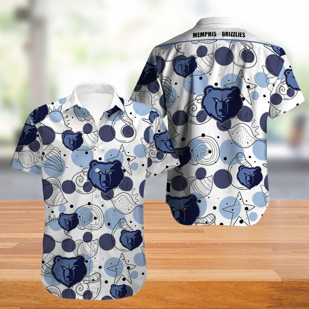NBA Memphis Grizzlies Sea Animals Trendy Hawaiian Shirt Aloha Shirt