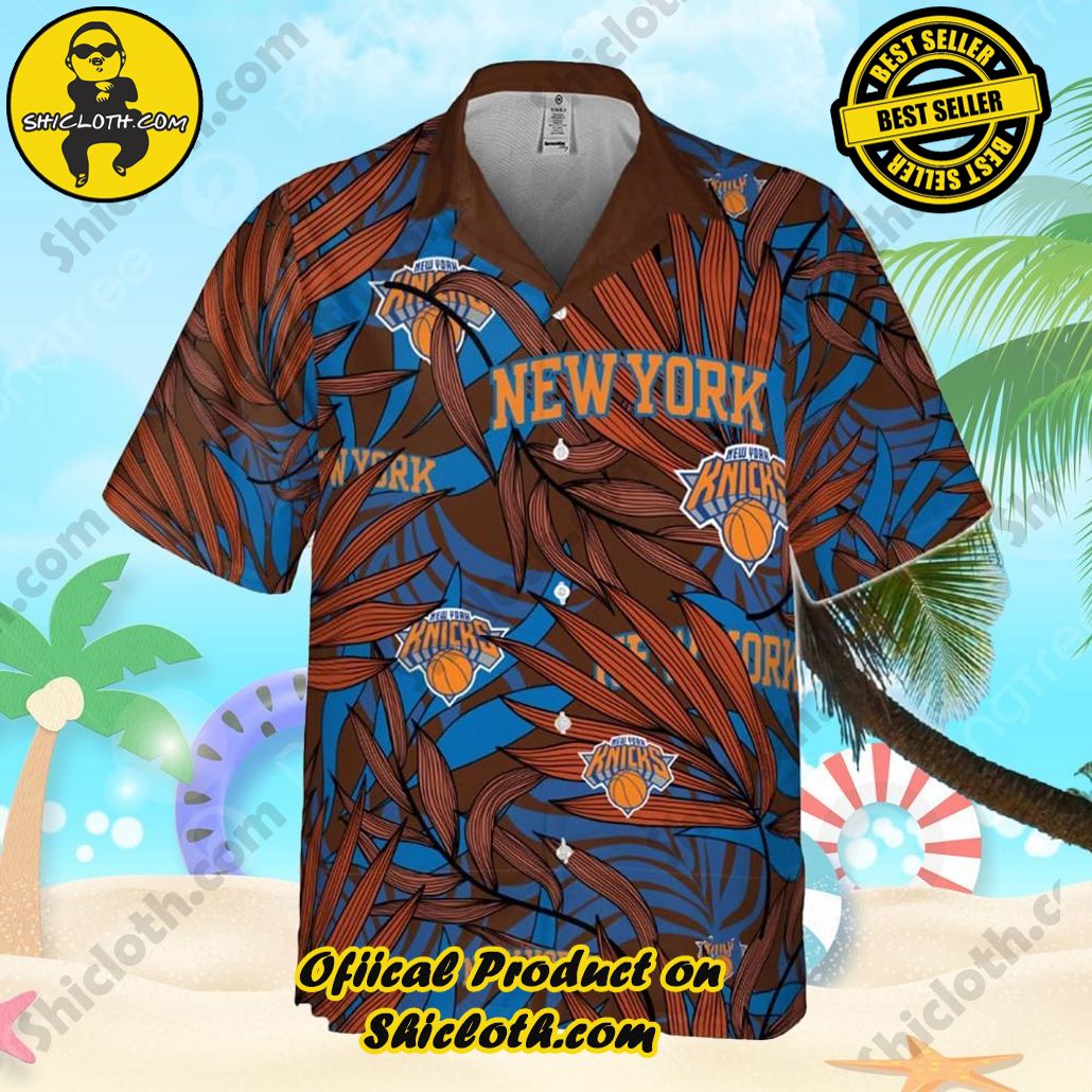 New York Knicks National Basketball Hawaiian Shirt New York Knicks National Basketball Hawaiian Shirt