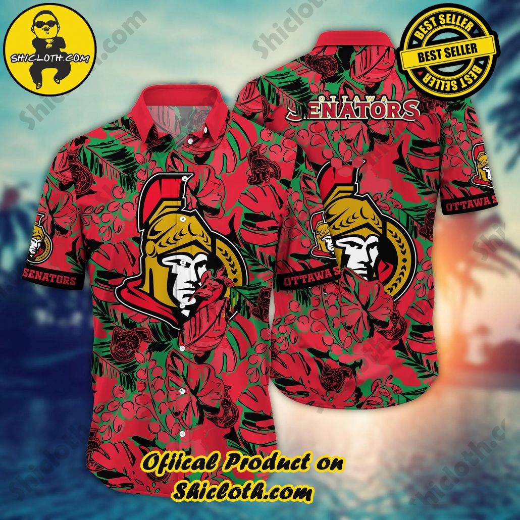 Ottawa Senators NHL Hawaiian Shirt Sunlight Aloha Shirt
