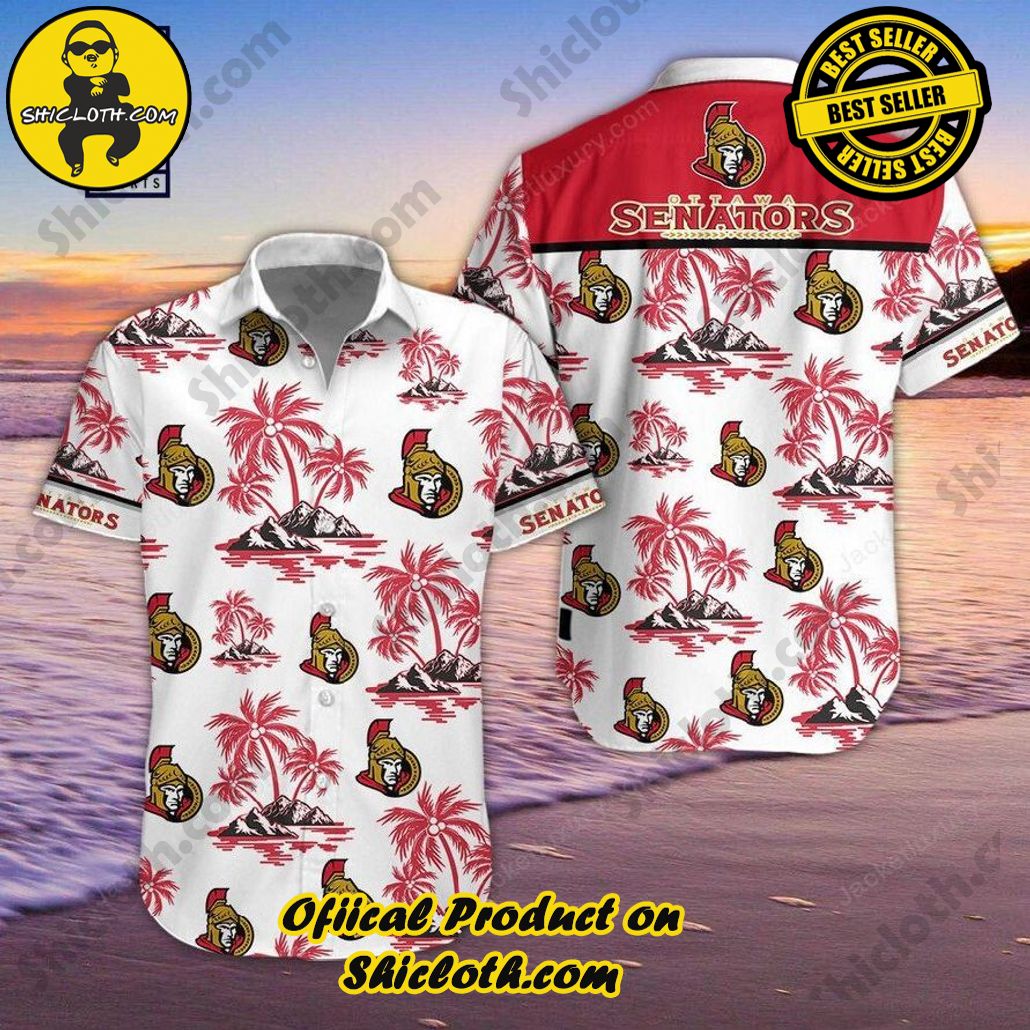 Ottawa Senators Themed Hawaiian Shirt Duo