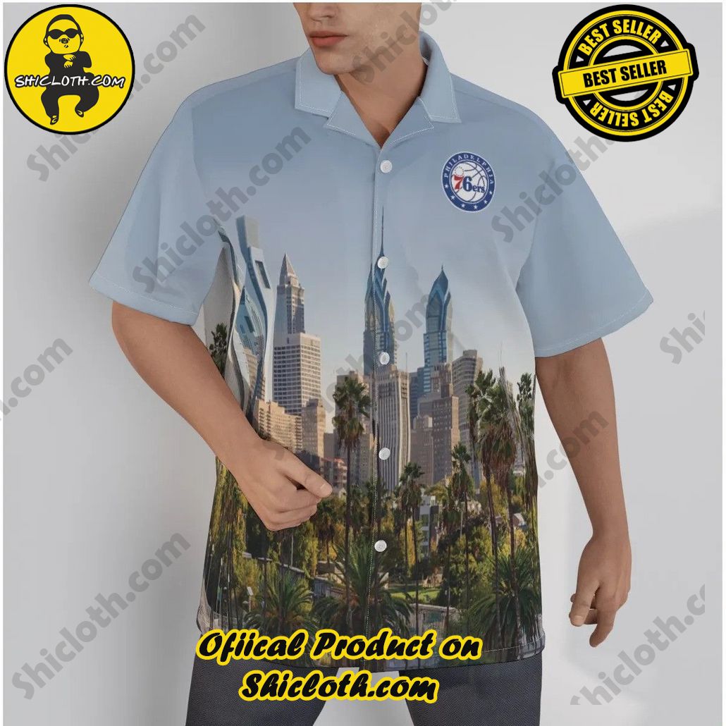 Philadelphia 76Ers City Art 3D Hawaiian Shirt