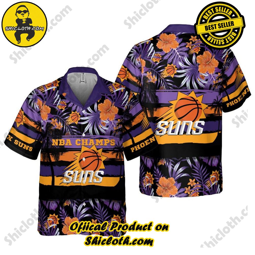 Phoenix Suns Beach Sunset Premium Aloha Shirt