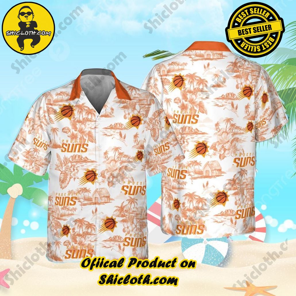Phoenix Suns National Basketball Hawaiian Shirt Association