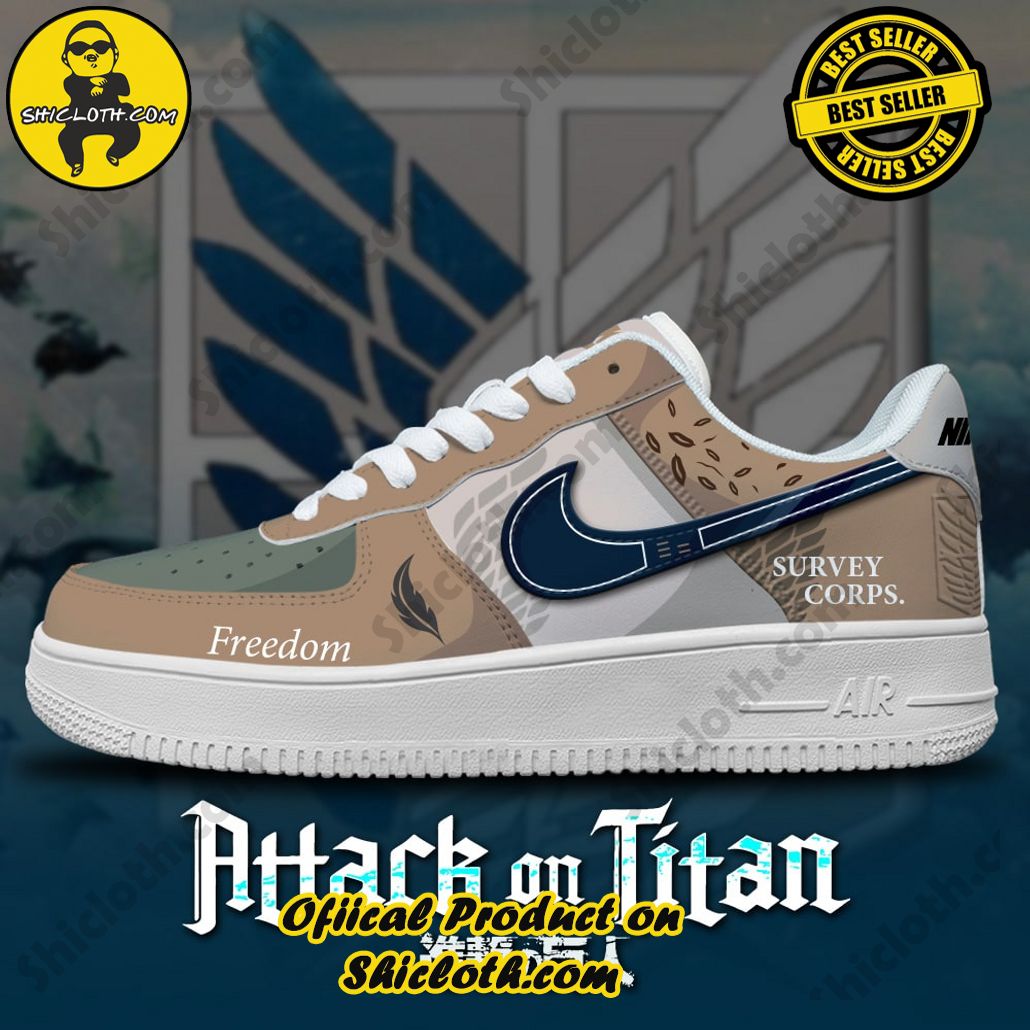 Attack On Titans Survey Corp Air Force Sneakers