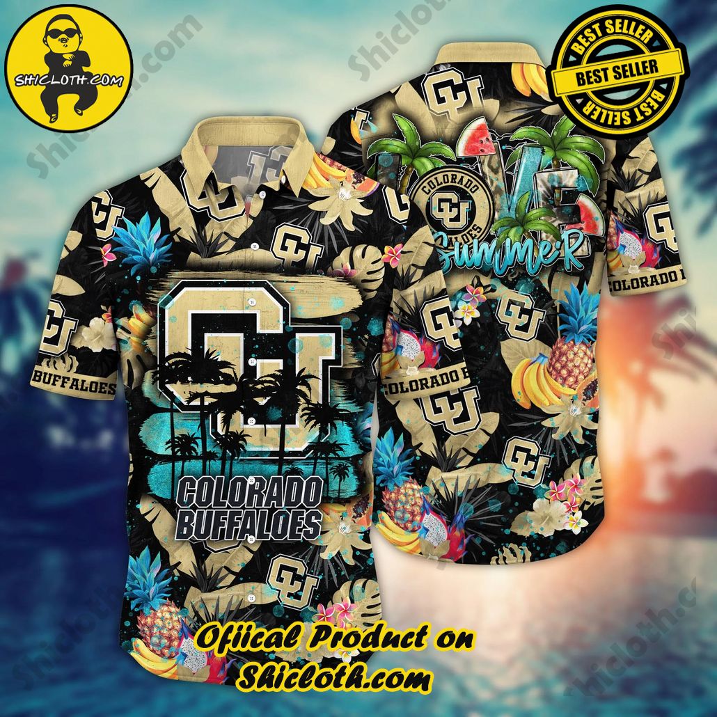 Colorado Buffaloes NCAA Hawaiian Shirt Sunshinetime Aloha Shirt
