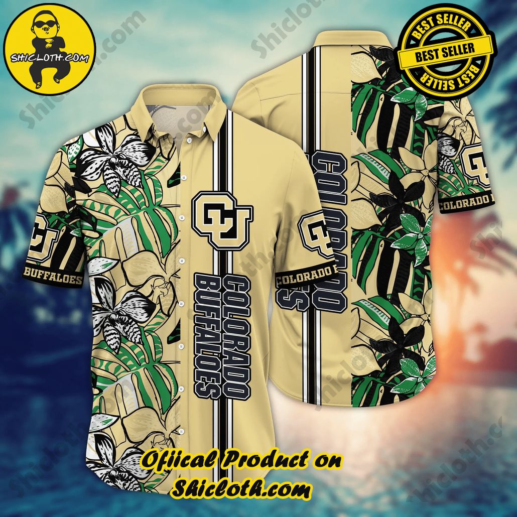 Colorado Buffaloes NCAA Hawaiian Shirt Vacation Field Sport Shirts