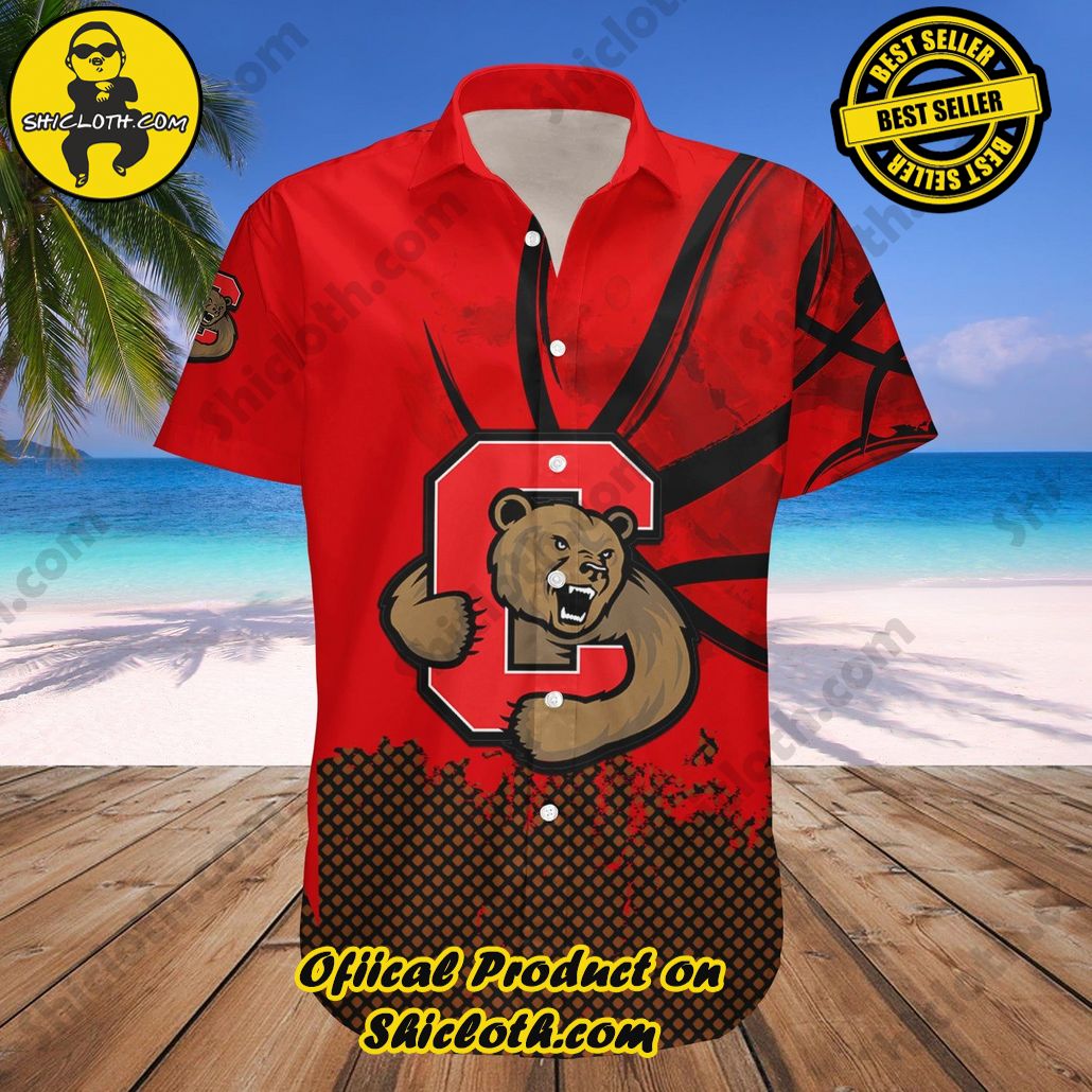 Cornell Big Red Hawaii Shirt Basketball Net Grunge Pattern NCAA