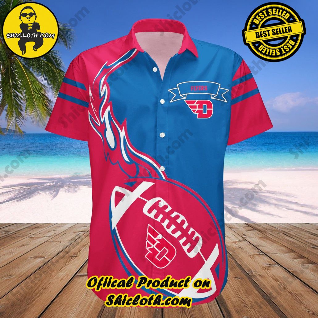Dayton Flyers Hawaii Shirt Flame Ball NCAA