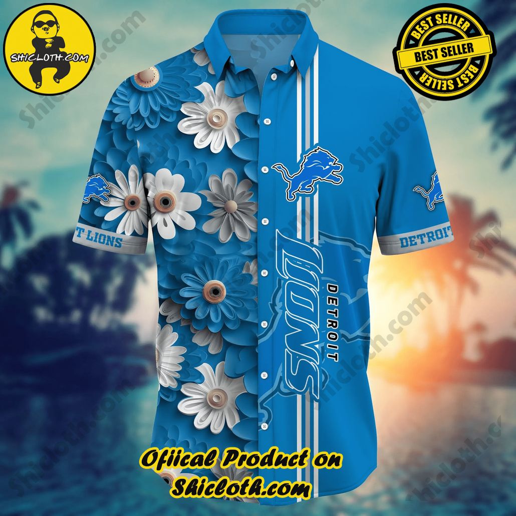 Detroit Lions NFL Hawaiian Shirt Balmy Aloha Shirt