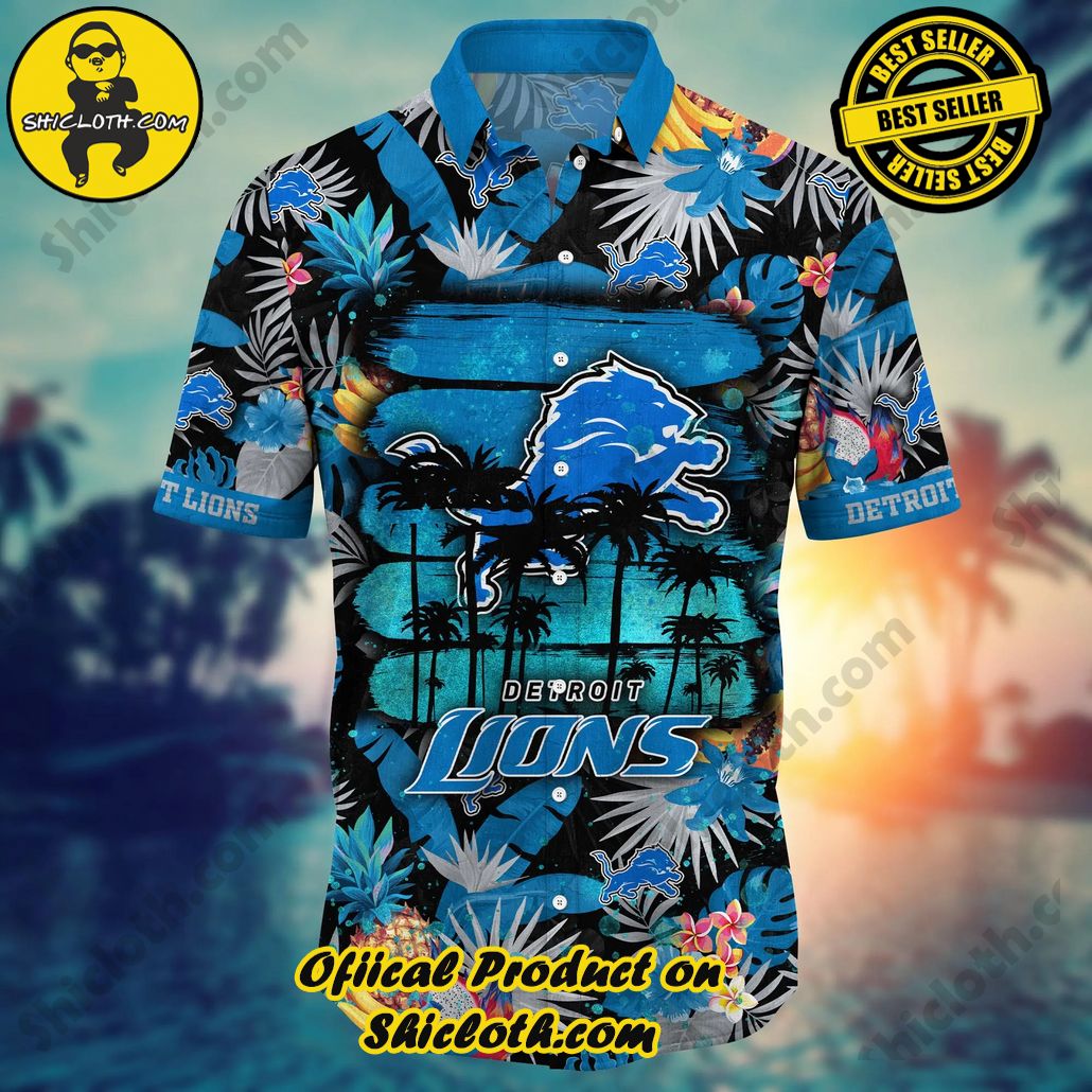 Detroit Lions NFL Hawaiian Shirt Hammockstime Aloha Shirt