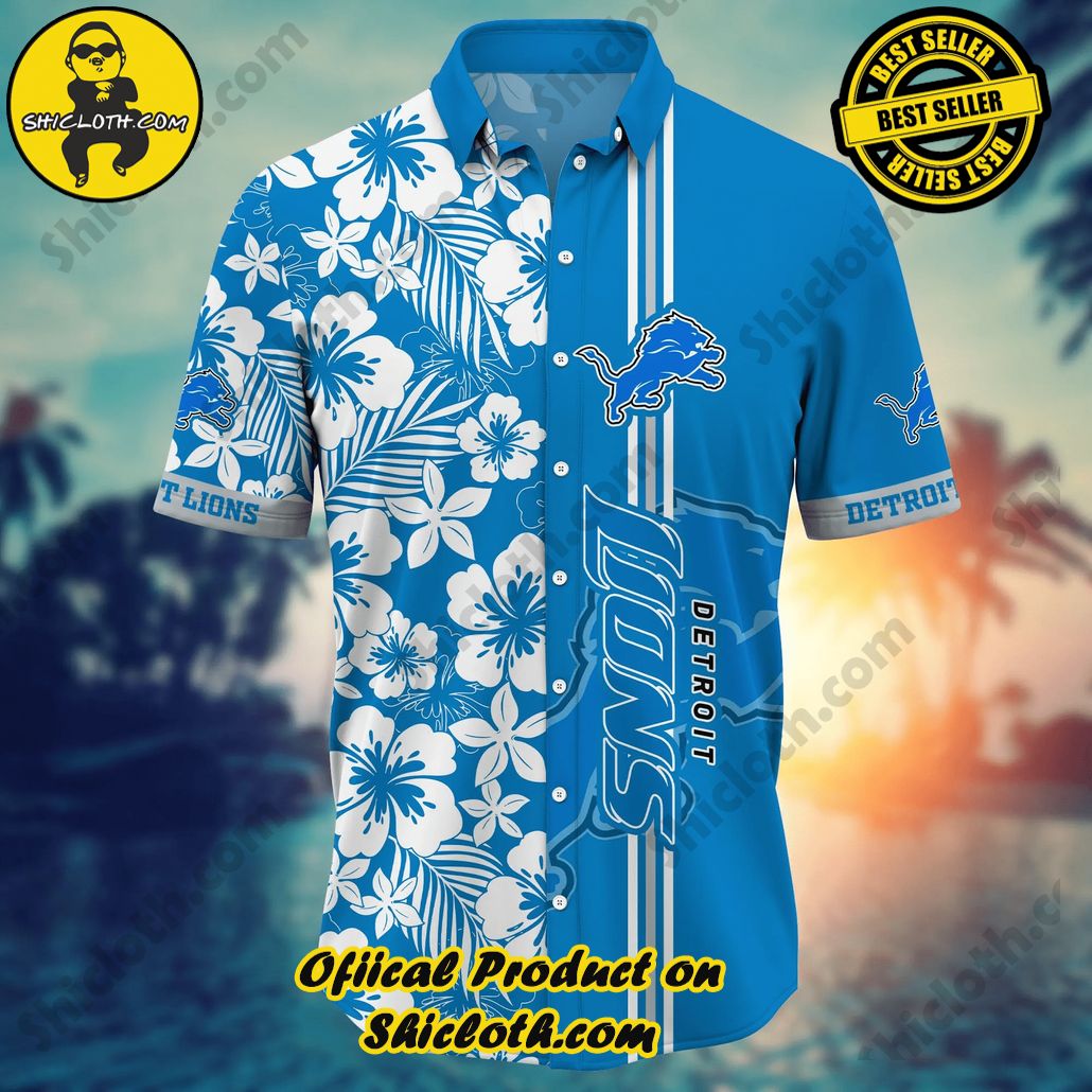 Detroit Lions NFL Hawaiian Shirt Hot Seasontime Aloha Shirt