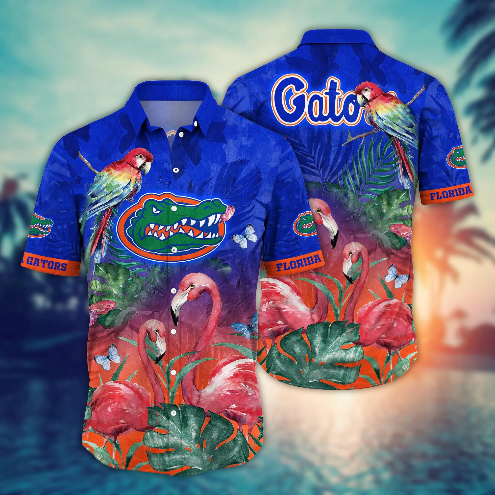 Florida Gators NCAA Hawaiian Shirt Hot Season Header Volley Shirts