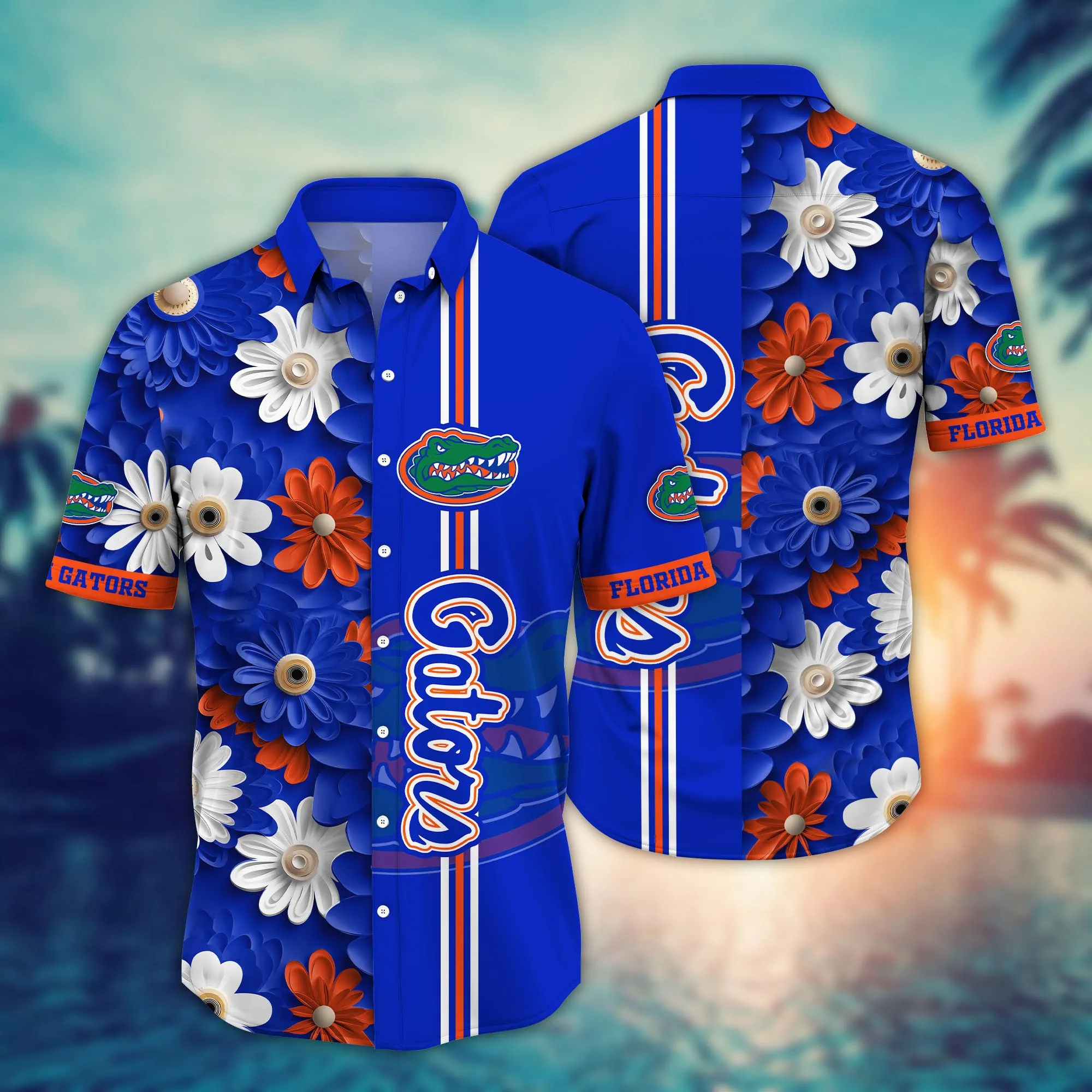 Florida Gators NCAA Hawaiian Shirt Sunbathe Aloha Shirt