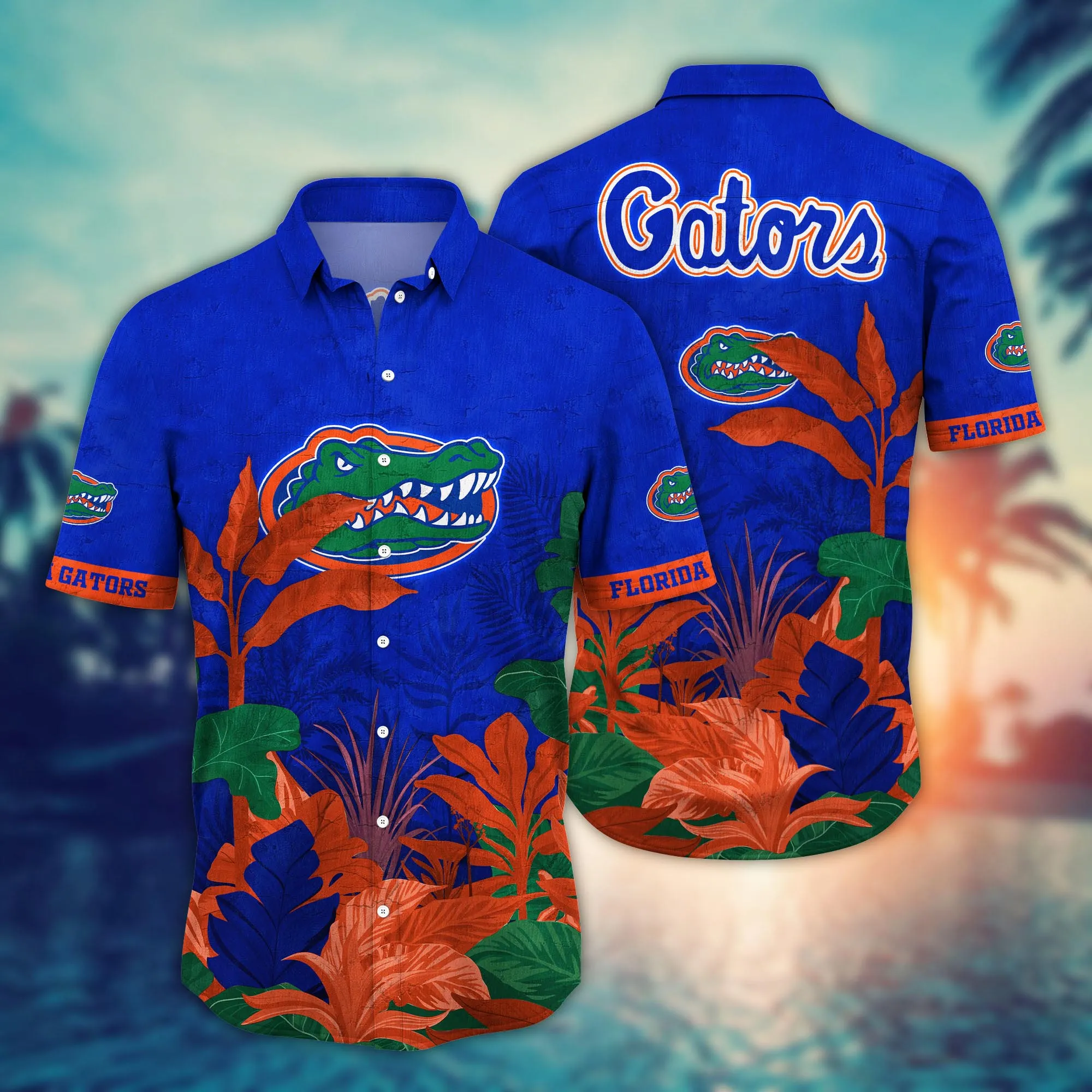 Florida Gators NCAA Hawaiian Shirt Warm Nights Aloha Shirt