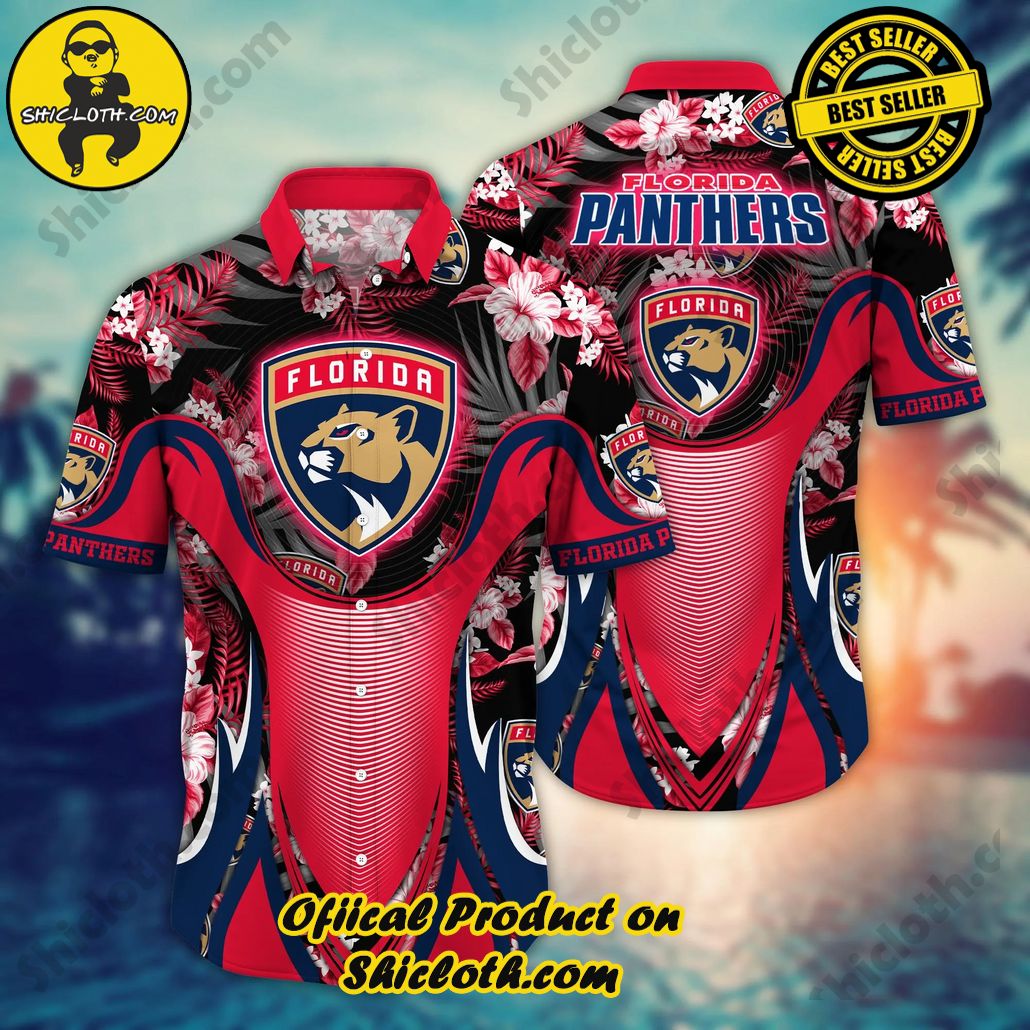 Florida Panthers NHL Hawaiian Shirt Air Conditioning Pitch Sport Shirts