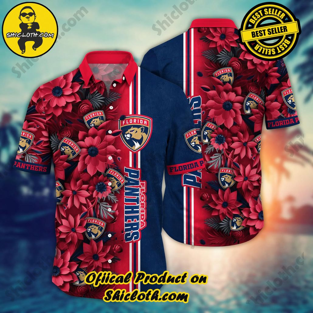 Florida Panthers NHL Hawaiian Shirt Custom Beach Days Aloha Shirt