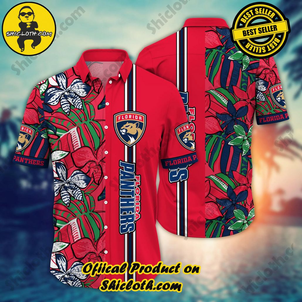 Florida Panthers NHL Hawaiian Shirt Sunlight Aloha Shirt