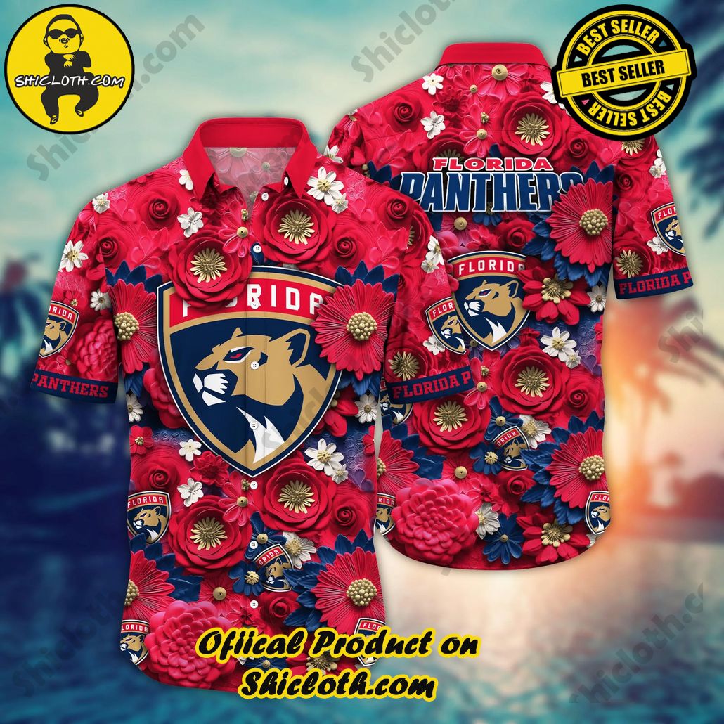 Florida Panthers NHL Hawaiian Shirt Trending For This Summer Customize Shirt Any Team