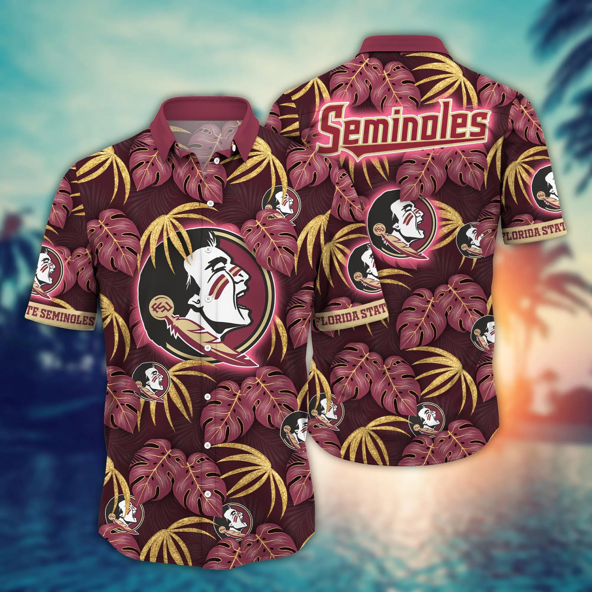 Florida State Seminoles NCAA Hawaiian Shirt Beachwear Aloha Shirt