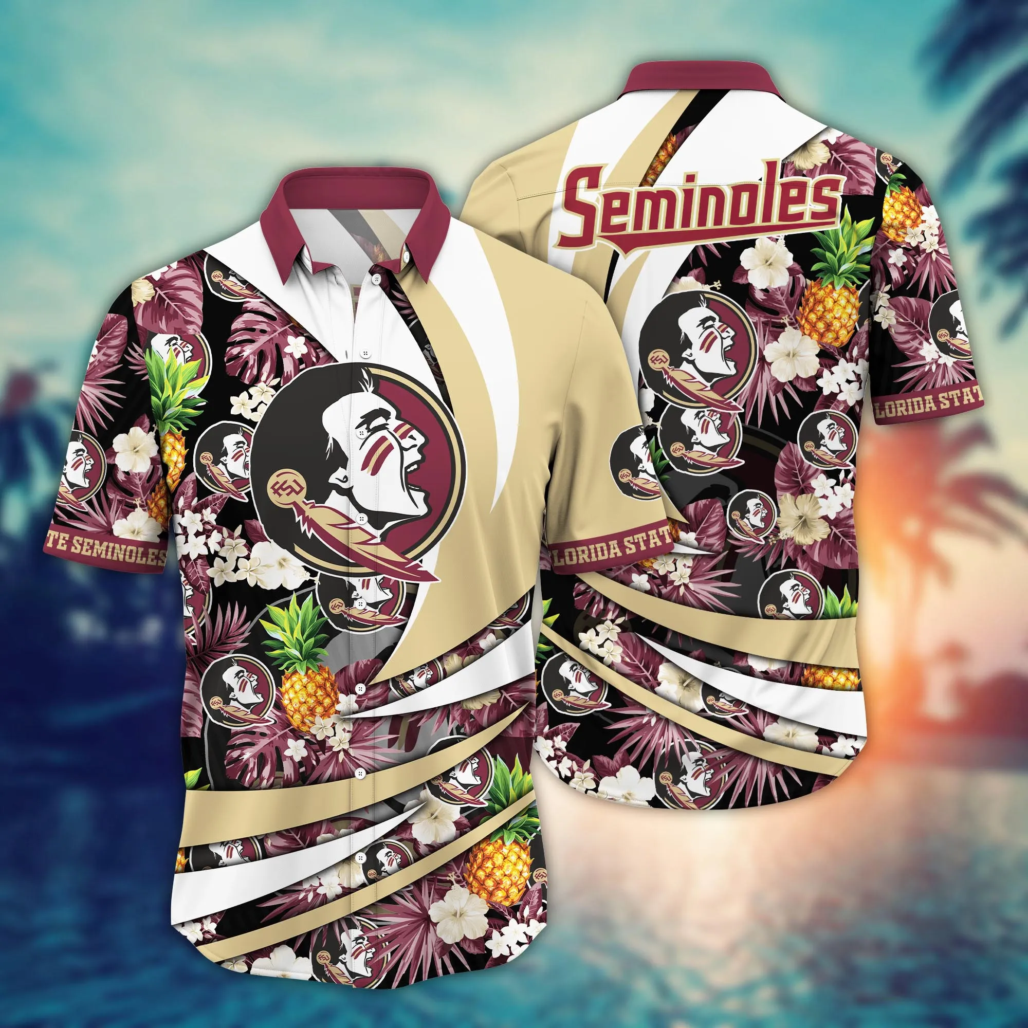 Florida State Seminoles NCAA Hawaiian Shirt Music Festivals Aloha Shirt